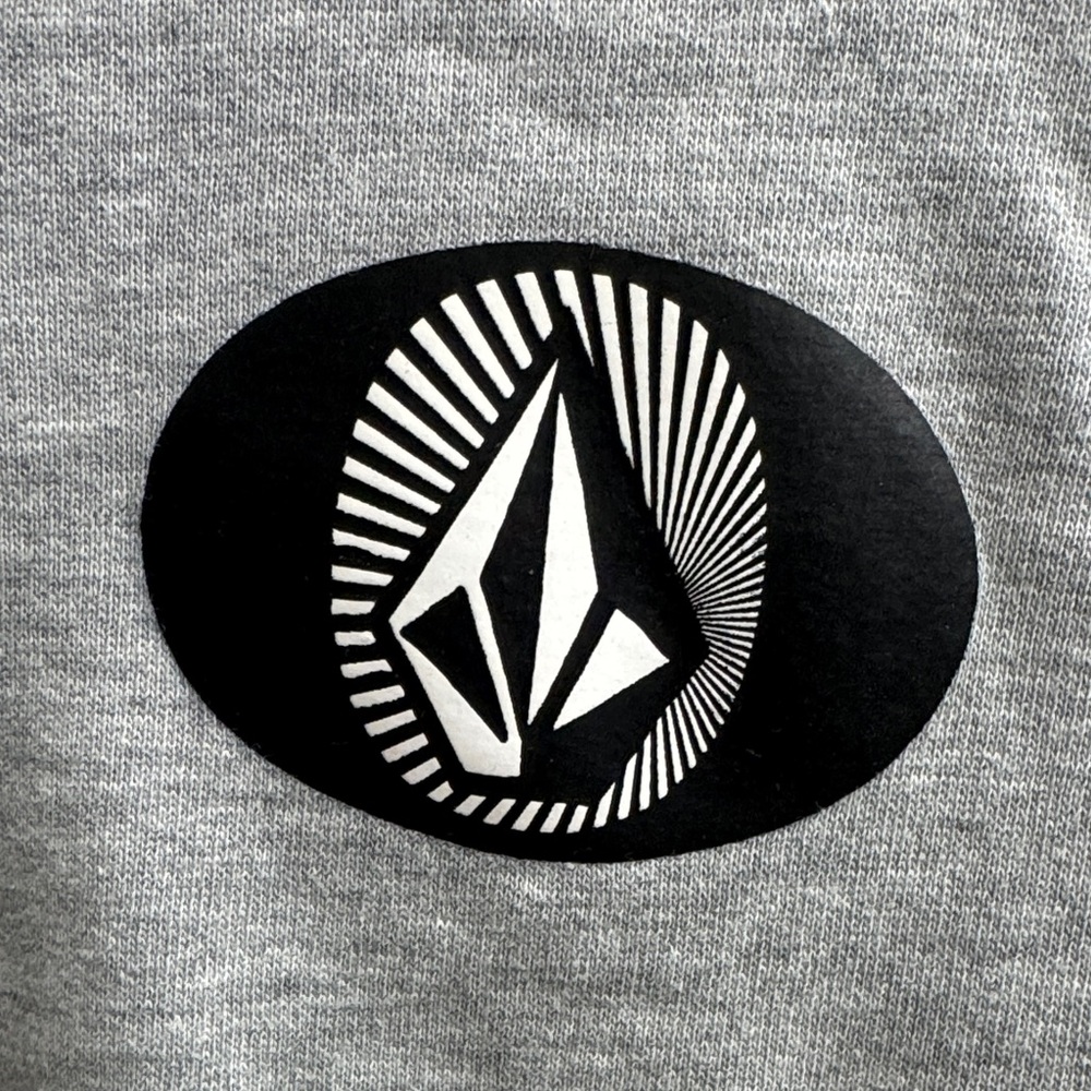 Volcom Light Gray Hoodie with Logo Accents - Men’s XL - Picture 5 of 5